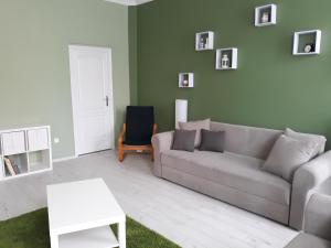 Posezení v ubytování HEMNES Apartman