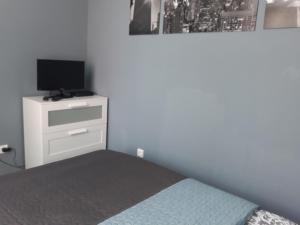 TV a/nebo společenská místnost v ubytování HEMNES Apartman