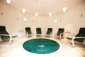 Χώρος καθιστικού στο Treehotel