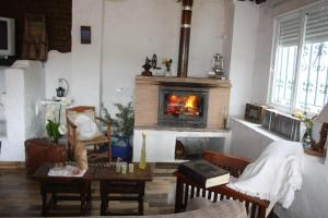 A seating area at Casa Rural Asiento del Río