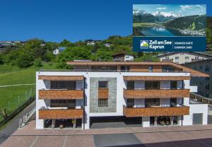 wykonanie budynku z górami w tle w obiekcie Appartement Living Schönwies including Zell am See-Kaprun summercard w mieście Zell am See