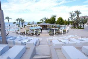 a rendering of a wedding reception at the beach at the resort at Paloma Perissia in Side