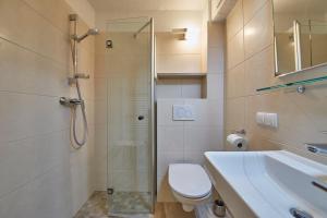 Koupelna v ubytování Appartements Alpin