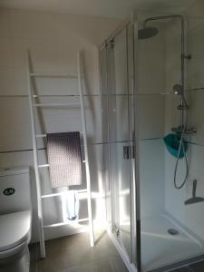 Koupelna v ubytování Les vacances aux Pouldu