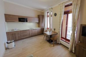 Kuchyň nebo kuchyňský kout v ubytování Penzion Apartmány Resident + 37 fotografií