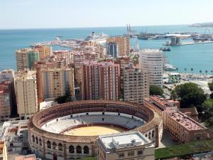 A general view of Málaga or a view of the city taken from Az apartmant