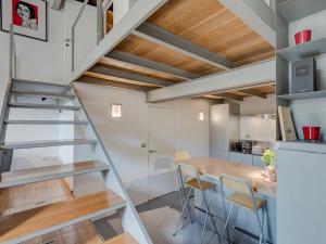 Kuchyňa alebo kuchynka v ubytovaní Loft in Trastevere
