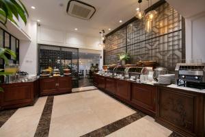 Kuchyň nebo kuchyňský kout v ubytování Hong Ngoc Dynastie Boutique Hotel & Spa