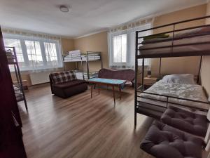 Postel nebo postele na pokoji v ubytování U Vrbů