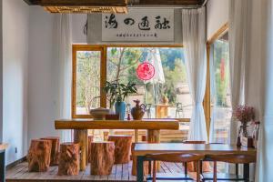 春涧民宿客栈餐厅或其他用餐的地方
