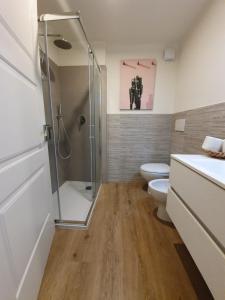 Ett badrum på 6 Via della Rosa