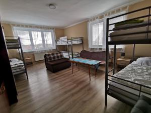 Postel nebo postele na pokoji v ubytování U Vrbů