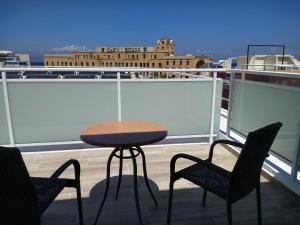 Balkón nebo terasa v ubytování International Hotel