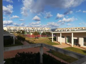 a view from the balcony of an apartment building at Panorámica Golf San Jordi in San Jorge