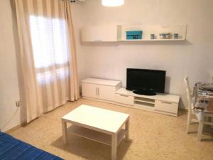 TV a/nebo společenská místnost v ubytování Apartamento Luz
