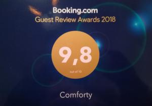 Certifikát, ocenenie alebo iný dokument vystavený v ubytovaní Comforty - Stay in Verona
