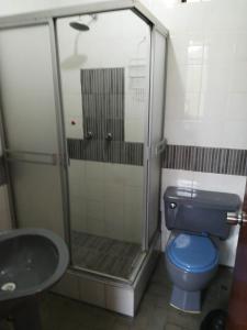 Koupelna v ubytování Mini Departamento Tambo Huascar 2