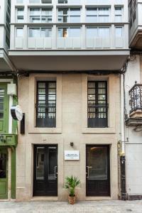 Budova, kde se aparthotel nachází