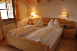 Postel nebo postele na pokoji v ubytování Beikircherhof