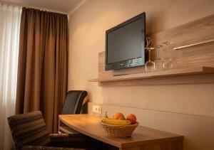 TV a/nebo společenská místnost v ubytování Hotel Morjan