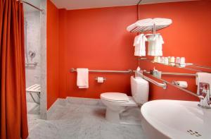 Koupelna v ubytování Hotel Murano