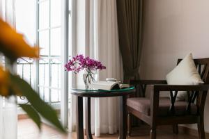 Posezení v ubytování Azure Sapa Hotel