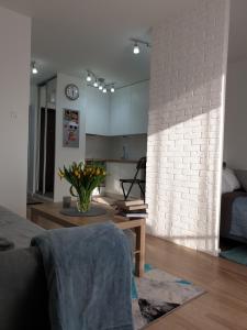Posezení v ubytování Apartament Zamojska - GarwoNocka