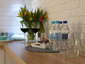 Nápoje v ubytování Apartament Zamojska - GarwoNocka
