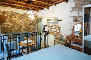 Posezení v ubytování Phaedra Suites