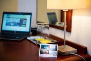 TV a/nebo společenská místnost v ubytování Hotel Petr