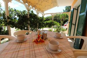 Zahrada ubytování House Dimitri Agios Georgios Pagoi Corfu
