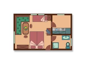 Appartements Kirchgasser Untertauernの見取り図または間取り図