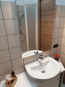 Koupelna v ubytování B&B "il Vicoletto"