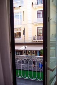 a view from a window of a building at Casa Sorrentina in Sorrento