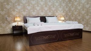 Cama o camas de una habitación en Shafran B&B