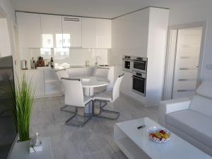 Kuchyňa alebo kuchynka v ubytovaní Apartmány Urban