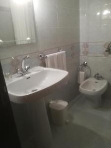 Koupelna v ubytování Casa Luar