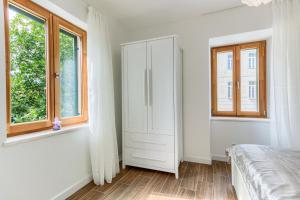 Postel nebo postele na pokoji v ubytování St.Lucija