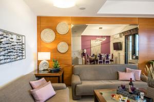 Posezení v ubytování Lavender Villas Chania