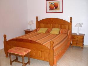 En eller flere senge i et værelse på Holiday Home Vicente by Interhome