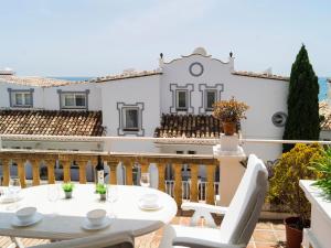 Balkón alebo terasa v ubytovaní Holiday Home Mijas Beach by Interhome