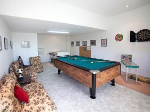a living room with a pool table in it at Villa Fanny by Interhome in Altea la Vieja