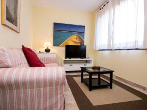 TV a/nebo společenská místnost v ubytování Apartment Vila Olímpica- Sant Martí - Sardenya by Interhome