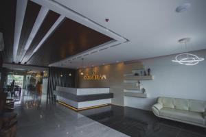 The lobby or reception area at Hotel Costa Brava