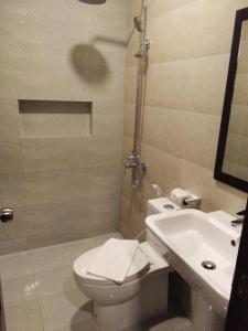 Koupelna v ubytování Hotel Costa Brava