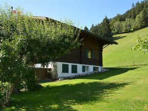 a house on a hill with a green field at Apartment Rehweid - 2- Stock by Interhome in Gstaad