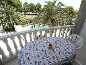 A balcony or terrace at Villa Escorpion by Interhome