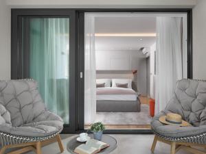 Posteľ alebo postele v izbe v ubytovaní Villa Vlastelini II by Interhome