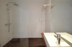 a bathroom with a shower and a sink at Bellavista - Ref. 029 in Begur +17 photos