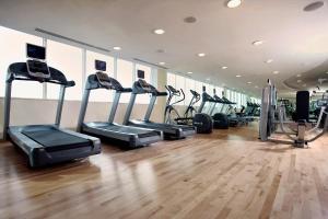 Fitness centrum a/nebo fitness zařízení v ubytování Cristal Hotel Abu Dhabi